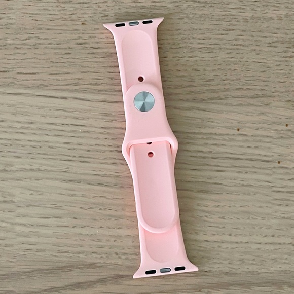Apple Watch Strap Silicone Pink 38 or 40mm - Picture 4 of 6
